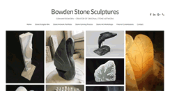 Desktop Screenshot of bowdenstonesculptures.com