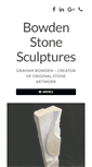 Mobile Screenshot of bowdenstonesculptures.com